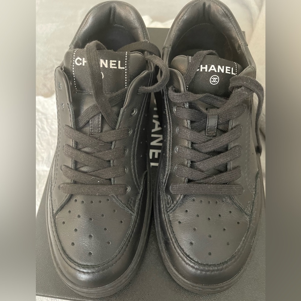 Chanel black sneakers, size EU 36/ US 6. - Picture 2 of 7